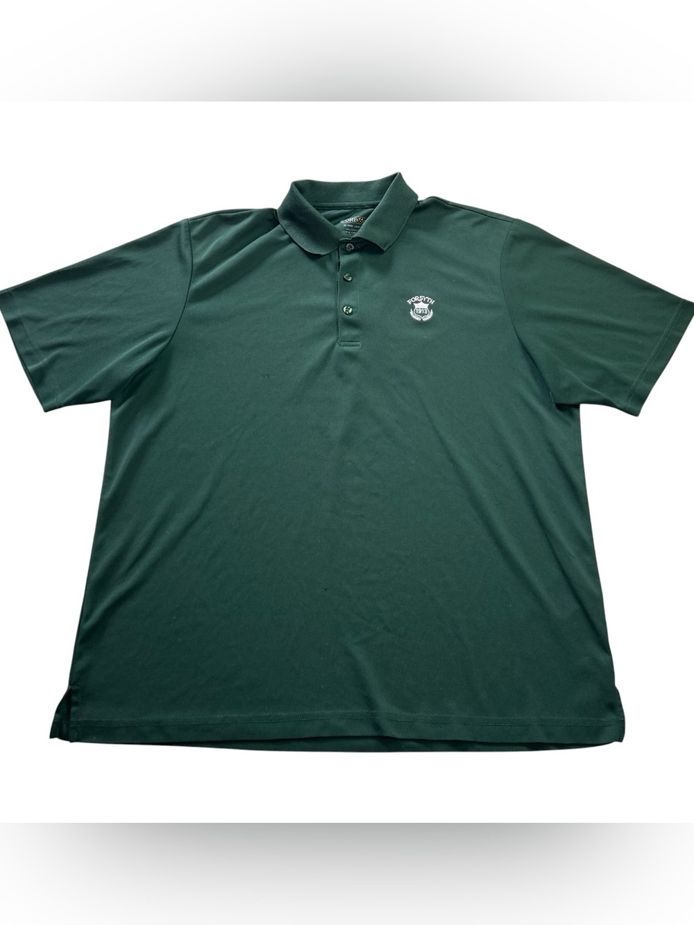 Core 365 Forsyth Country Club Men’s Golf Polo Shirt Green Performance size XL